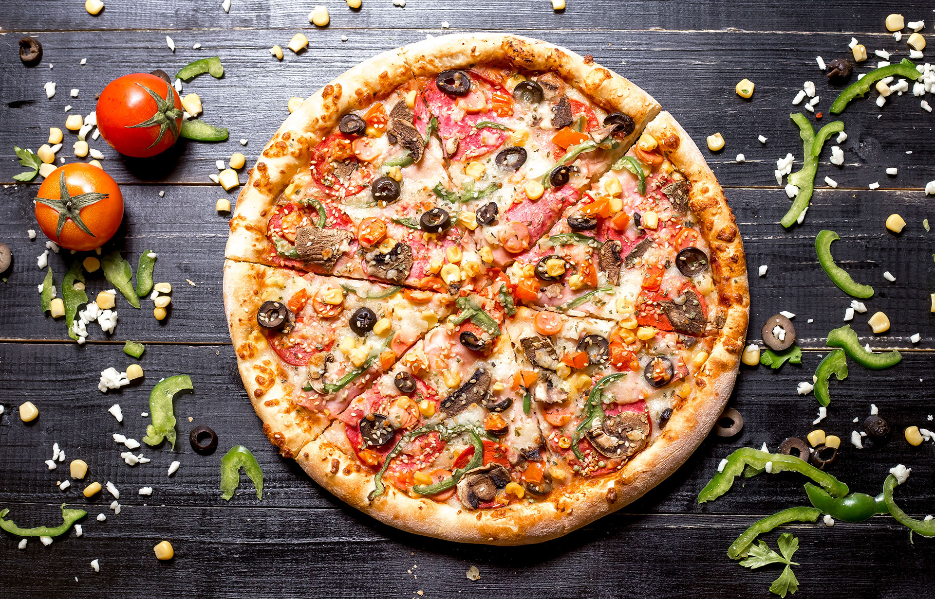 Mushrooms Pizza – Tasti